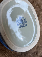 Load image into Gallery viewer, Vintage Blue and White Porcelain Basket - Freya's Trading Post