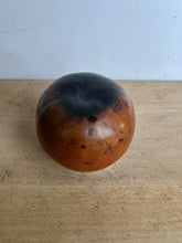 Load image into Gallery viewer, Vintage Handmade Decorative Gourd with Silver Metal Rim - Freya's Trading Post