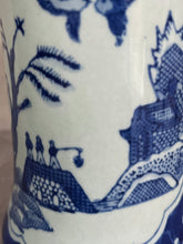 Load image into Gallery viewer, Beautiful Vintage Chinese Da Qing Qianlong Flow Blue Willow Jug - Freya's Trading Post