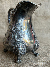 Load image into Gallery viewer, Gorgeous Vintage Ornate Silver Plated Small Jug - Freya's Trading Post