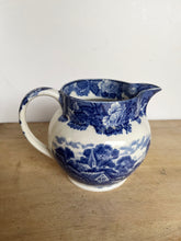 Load image into Gallery viewer, Smaller  Antique Blue and White Enoch Wood's English Scenery Jug - Freya's Trading Post
