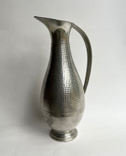 Load image into Gallery viewer, Stylish Vintage Selangor Hammered Effect Pewter Pitcher - Freya's Trading Post