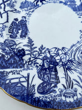 Load image into Gallery viewer, Vintage Royal Crown Derby Blue Mikado Dinner Plate - Freya's Trading Post