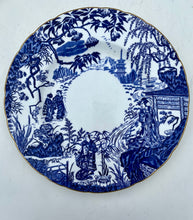 Load image into Gallery viewer, Vintage Royal Crown Derby Blue Mikado Dinner Plate - Freya's Trading Post