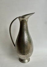 Load image into Gallery viewer, Stylish Vintage Selangor Hammered Effect Pewter Pitcher - Freya's Trading Post