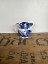 Load image into Gallery viewer, Larger Antique Blue and White Enoch Wood's English Scenery Jug - Freya's Trading Post