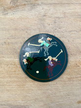 Load image into Gallery viewer, Vintage Kashmir Decorative Polo Scene Trinket Box with 6 Coasters - Freya's Trading Post
