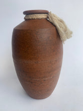 Load image into Gallery viewer, Rustic Style Small Vase with Decorative Tassel - Freya's Trading Post