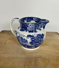 Load image into Gallery viewer, Larger Antique Blue and White Enoch Wood's English Scenery Jug - Freya's Trading Post