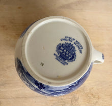 Load image into Gallery viewer, Smaller  Antique Blue and White Enoch Wood's English Scenery Jug - Freya's Trading Post