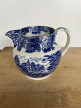Load image into Gallery viewer, Larger Antique Blue and White Enoch Wood's English Scenery Jug - Freya's Trading Post
