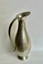 Load image into Gallery viewer, Stylish Vintage Selangor Hammered Effect Pewter Pitcher - Freya's Trading Post