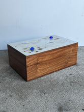 Load image into Gallery viewer, Sasha Bowles Designs Wooden Box with Pewter Lid - Freya's Trading Post