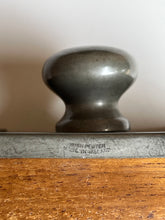 Load image into Gallery viewer, Stylish Vintage Irish Pewter and Wood Paper Ink Blotter - Freya's Trading Post