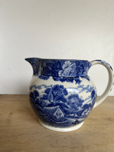 Load image into Gallery viewer, Smaller  Antique Blue and White Enoch Wood's English Scenery Jug - Freya's Trading Post