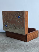Load image into Gallery viewer, Sasha Bowles Designs Wooden Box with Pewter Lid - Freya's Trading Post