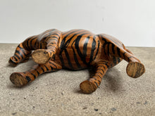 Load image into Gallery viewer, Vintage Hand-Carved Wooden Striped Zebra