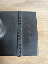 Load image into Gallery viewer, Stylish Vintage Irish Pewter and Wood Paper Ink Blotter - Freya's Trading Post