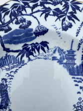 Load image into Gallery viewer, Vintage Royal Crown Derby Blue Mikado Dinner Plate - Freya's Trading Post