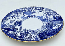 Load image into Gallery viewer, Vintage Royal Crown Derby Blue Mikado Dinner Plate - Freya's Trading Post