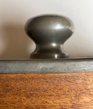 Load image into Gallery viewer, Stylish Vintage Irish Pewter and Wood Paper Ink Blotter - Freya's Trading Post