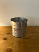 Load image into Gallery viewer, Vintage Set of 7 1950s French Aluminum Storage Canisters - Freya's Trading Post