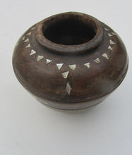 Load image into Gallery viewer, Beautiful Small Vintage Wooden Container inlaid with Mother of Pearl - Freya's Trading Post