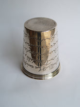 Load image into Gallery viewer, Brigitte von Boch Silver Plated Script Mint Julep Cup