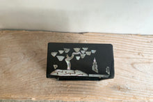 Load image into Gallery viewer, Unusual Small Chinese Inlaid Mother of Pearl Lacquer Box - Freya's Trading Post