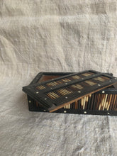 Load image into Gallery viewer, Antique Anglo Indian Ebony Box Handcrafted with Porcupine Quills - Freya's Trading Post