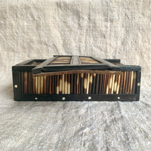 Load image into Gallery viewer, Antique Anglo Indian Ebony Box Handcrafted with Porcupine Quills - Freya's Trading Post