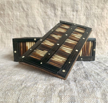 Load image into Gallery viewer, Antique Anglo Indian Ebony Box Handcrafted with Porcupine Quills - Freya's Trading Post