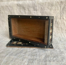 Load image into Gallery viewer, Antique Anglo Indian Ebony Box Handcrafted with Porcupine Quills - Freya's Trading Post