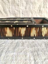 Load image into Gallery viewer, Antique Anglo Indian Ebony Box Handcrafted with Porcupine Quills - Freya's Trading Post