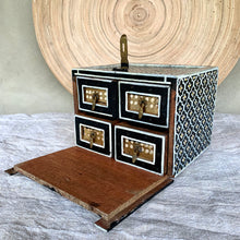 Load image into Gallery viewer, Beautiful Vintage Indian Wooden Jewellery Box - Freya's Trading Post