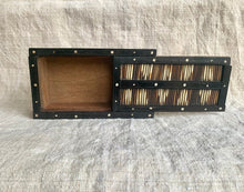 Load image into Gallery viewer, Antique Anglo Indian Ebony Box Handcrafted with Porcupine Quills - Freya's Trading Post