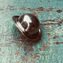 Load image into Gallery viewer, Unusual and Stylish Silver Plated Vintage Bottle Stopper in the Form of a Bowler Hat - Freya's Trading Post