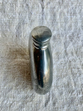 Load image into Gallery viewer, Wonderful Vintage English Pewter Small Round Pocket Flask - Freya's Trading Post