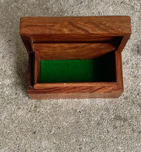 Load image into Gallery viewer, Fabulous Sasha Bowles Designs Wooden Box with Pewter Lid - Freya's Trading Post