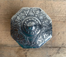 Load image into Gallery viewer, Beautiful Ornate Octagonal Silver Pot - Freya's Trading Post