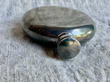 Load image into Gallery viewer, Wonderful Vintage English Pewter Small Round Pocket Flask - Freya's Trading Post