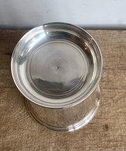 Load image into Gallery viewer, Unusual Vintage Silver Plated Mint Julep Cup Engraved Joyeux Anniversaire - Freya's Trading Post