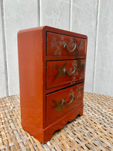 Load image into Gallery viewer, Charming Vintage Japanese Lacquer Miniature Chest of Drawers - Freya's Trading Post