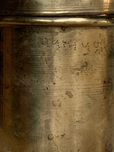 Load image into Gallery viewer, Charming Vintage Brass Storage Canister with Handle - Freya's Trading Post