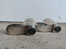 Load image into Gallery viewer, Delightful Pair of Vintage Silver Plated Grenadier Boots - Freya's Trading Post