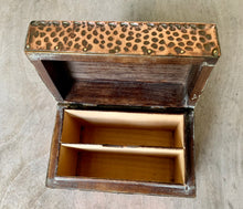 Load image into Gallery viewer, Stylish Vintage Copper Hand Hammered Arts and Crafts Playing Cards Box - Freya's Trading Post