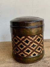 Load image into Gallery viewer, Attractive Vintage Leather Covered Tin Stamped Waverley Cigarettes - Freya's Trading Post