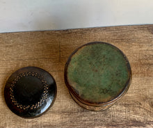 Load image into Gallery viewer, Attractive Vintage Leather Covered Tin Stamped Waverley Cigarettes - Freya's Trading Post