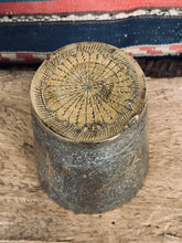 Load image into Gallery viewer, Beautiful Vintage Indian Etched Brass Lassi Cup - Freya's Trading Post
