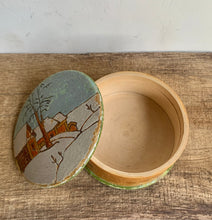 Load image into Gallery viewer, Charming Vintage Painted Wooden Trinket Box - Freya's Trading Post